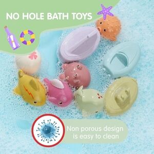 Colorful Bath Toys Set for Kids